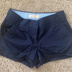 Never worn J crew dark blue shorts